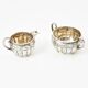 A silver sugar bowl and milk jug, Christian F. Heise, Copenhagen 1919