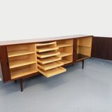 Vintage Scandinavian enfilade by Danish designer Arne Vodder in rosewood.
