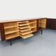 Vintage Scandinavian enfilade by Danish designer Arne Vodder in rosewood.