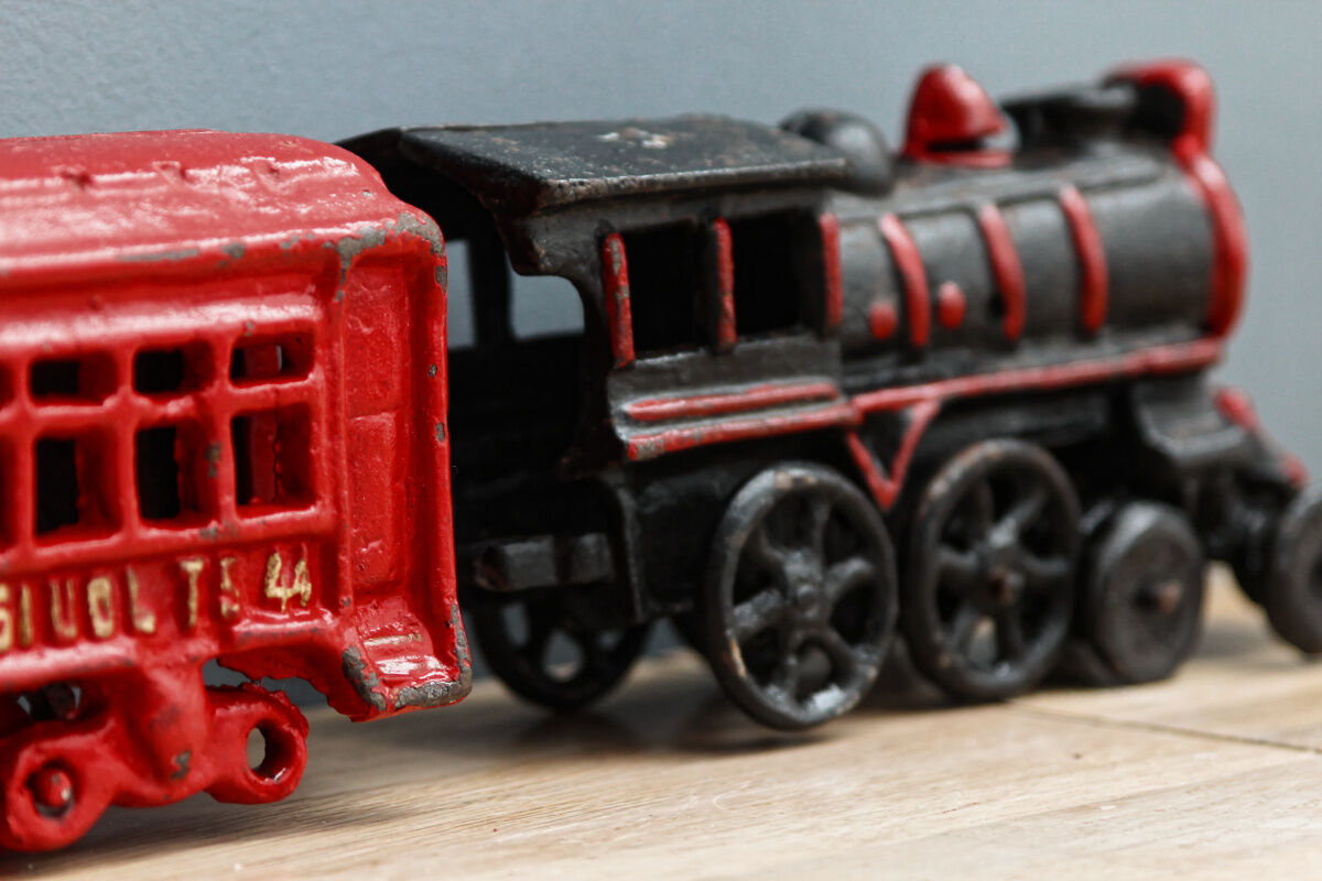 Cast iron train, 50s, made in US