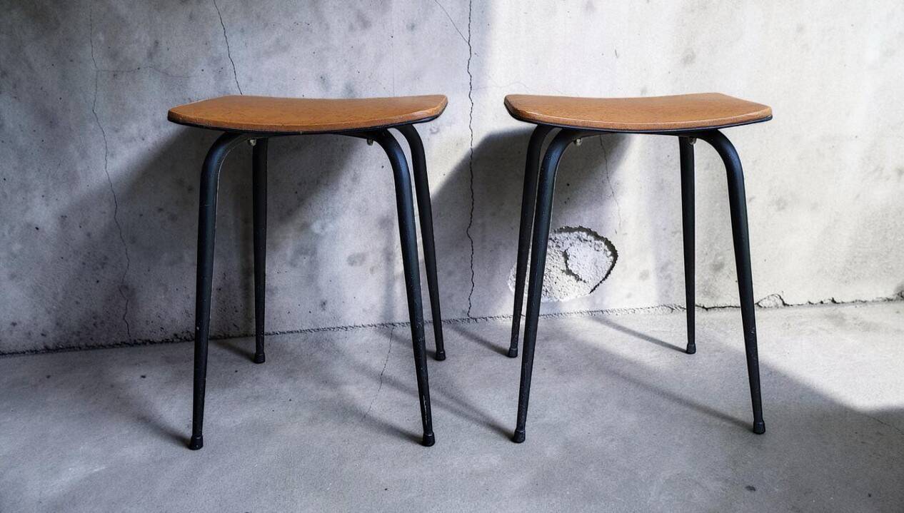 Paire de tabourets