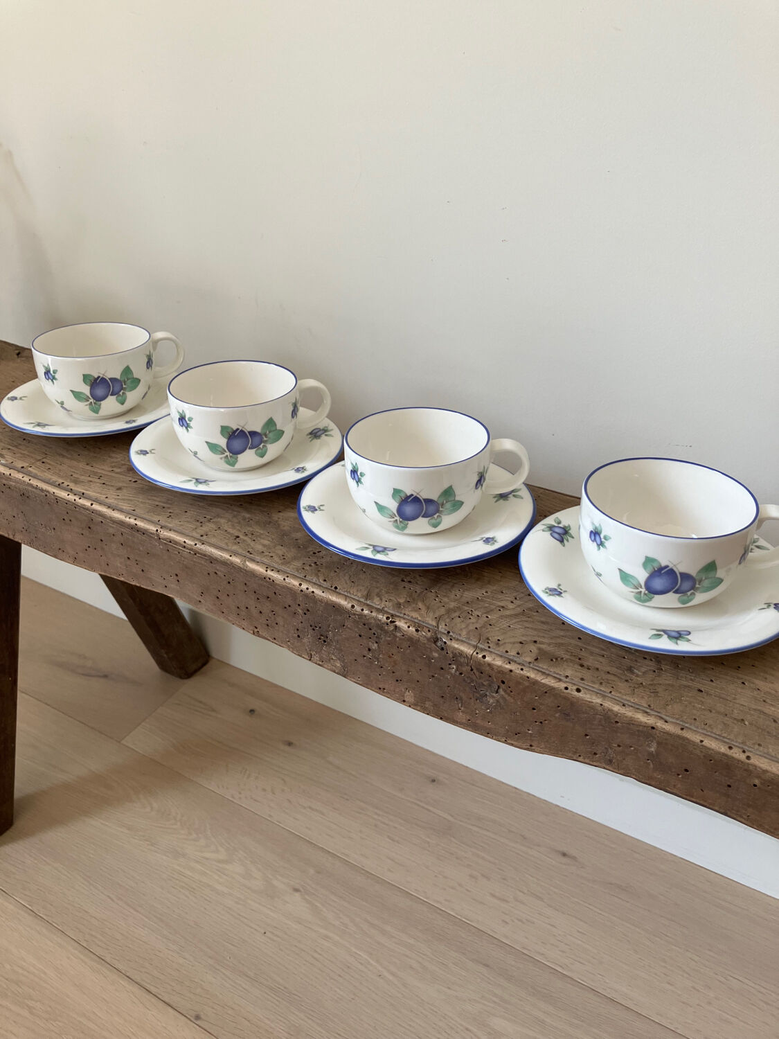Royal doulton blueberry tea cups