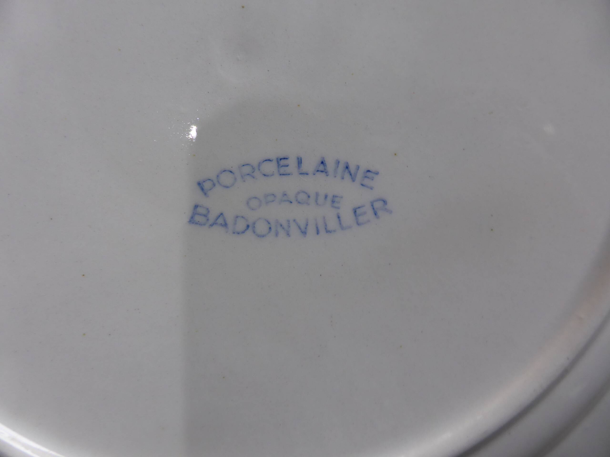 Set of 6 flat plates Badonviller 200868