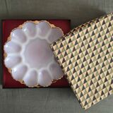 Oyster or egg plate, Anchor Hocking, 1960s USA