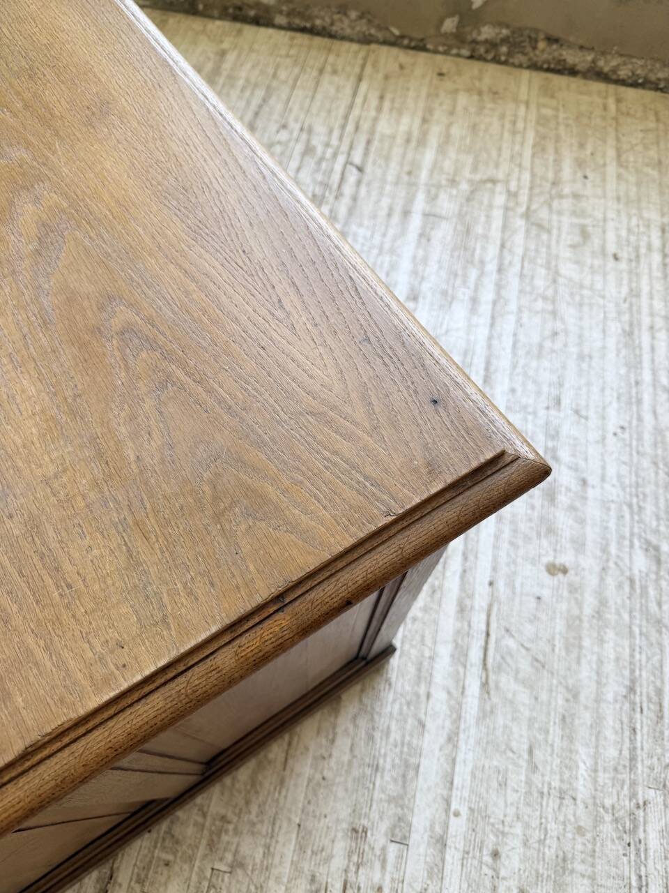 1950s oak office counter