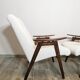 Paire de fauteuils par Jaroslav Smidek restaurés