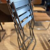 Black Folding Square Chair