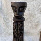 Paire de chenets Art déco en fonte