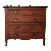 Chest of drawers - Primer Red