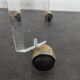 Rolling dessert trolley in plexiglass David Lange