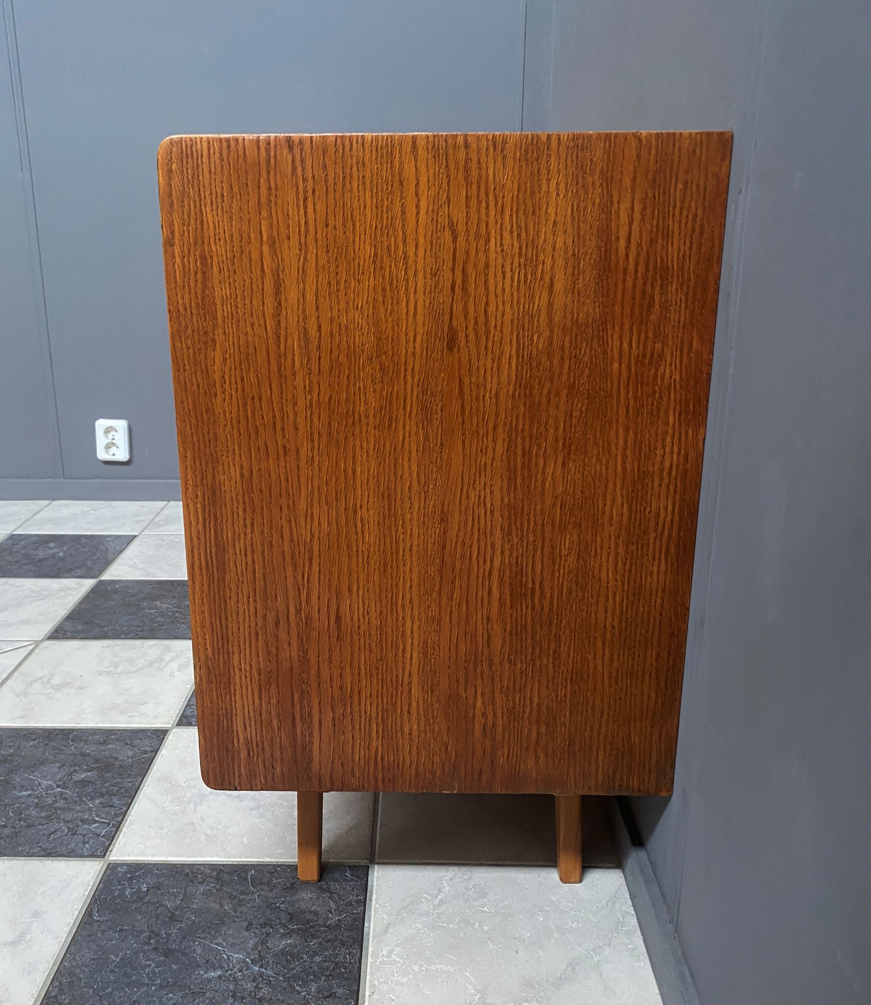 Jiri Jiroutek Yellow and White sideboard 1960s for Interier Praha