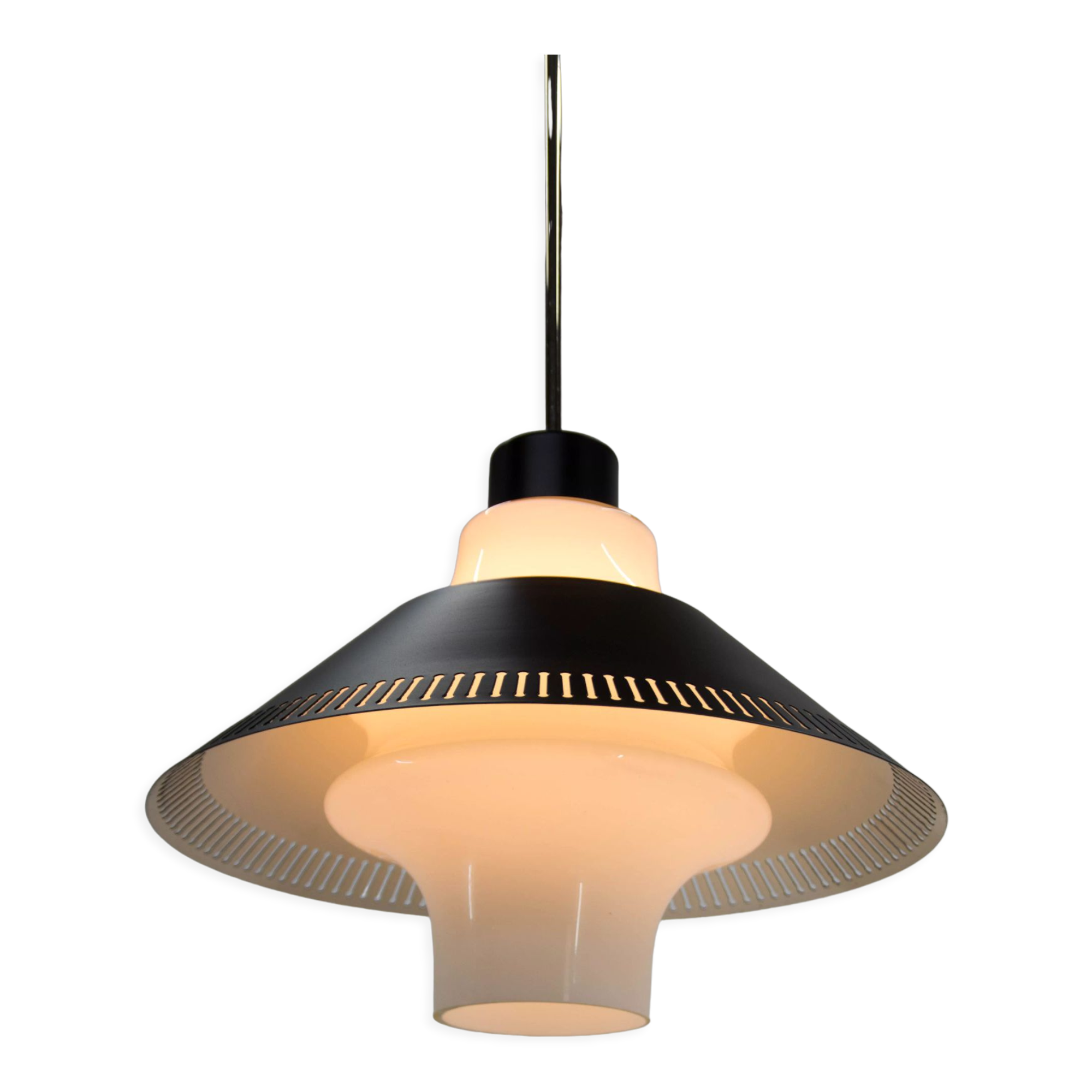 Lustre mid-century par Napako, Tchécoslovaquie, années 1970