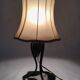 Lampe en fer forgé Art déco