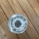 Porcelain and glass sconce