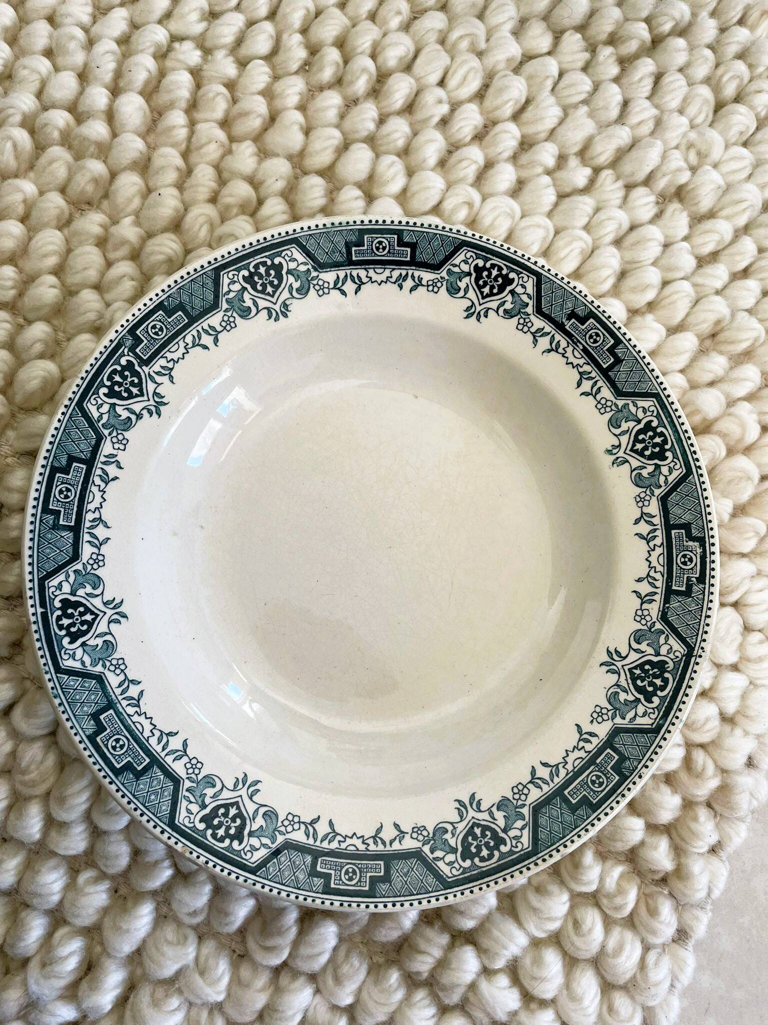 Lot of 6 ironstone plates (Morocco series)