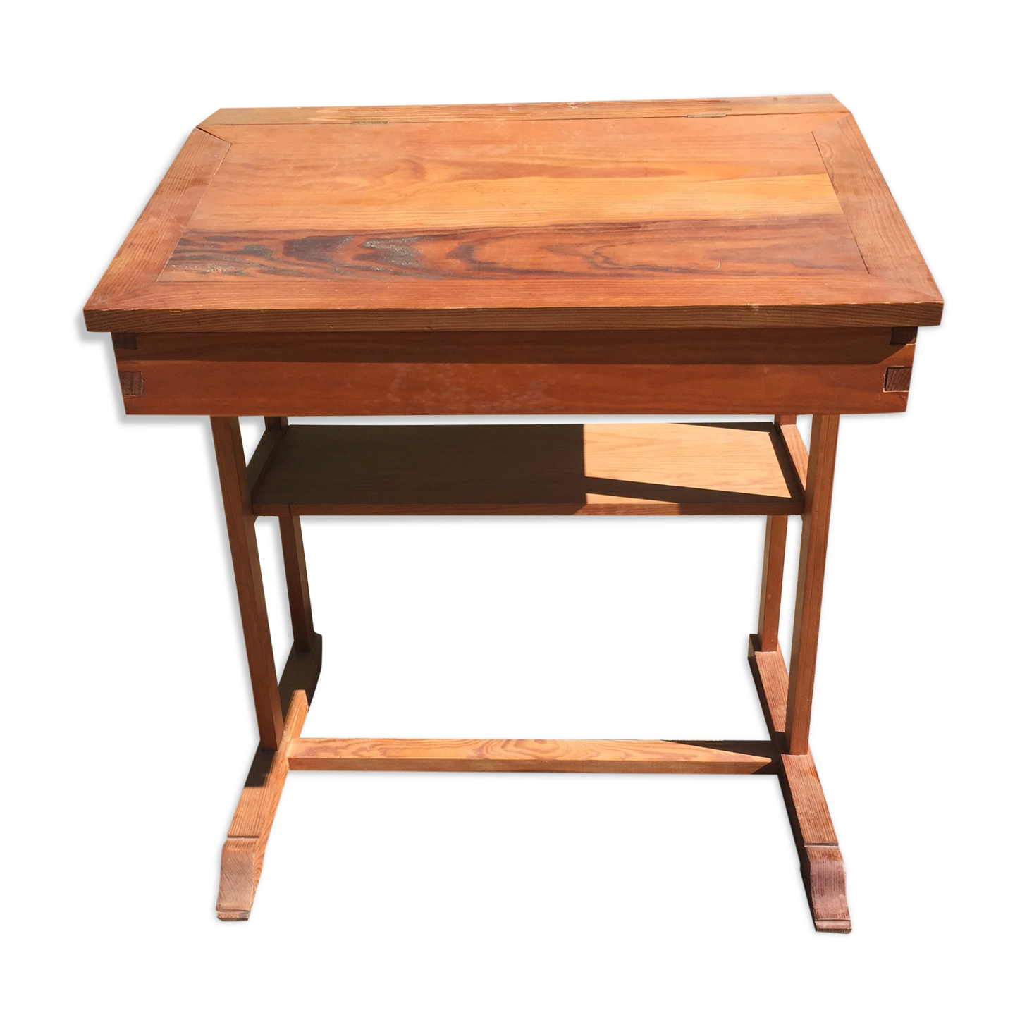 Vintage pitchpin slope desk