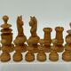 Wooden chess set turns 1920 32 pieces box