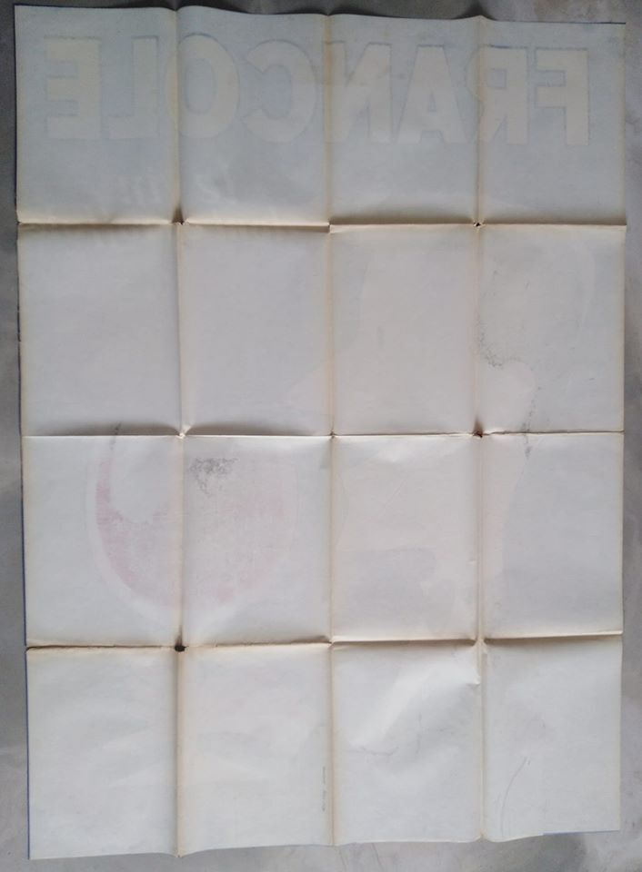 Original advertising poster of 1957 Francole le vin, which is loved by 120x160 Jean Desaleux