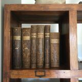 Library 16 boxes, solid wood