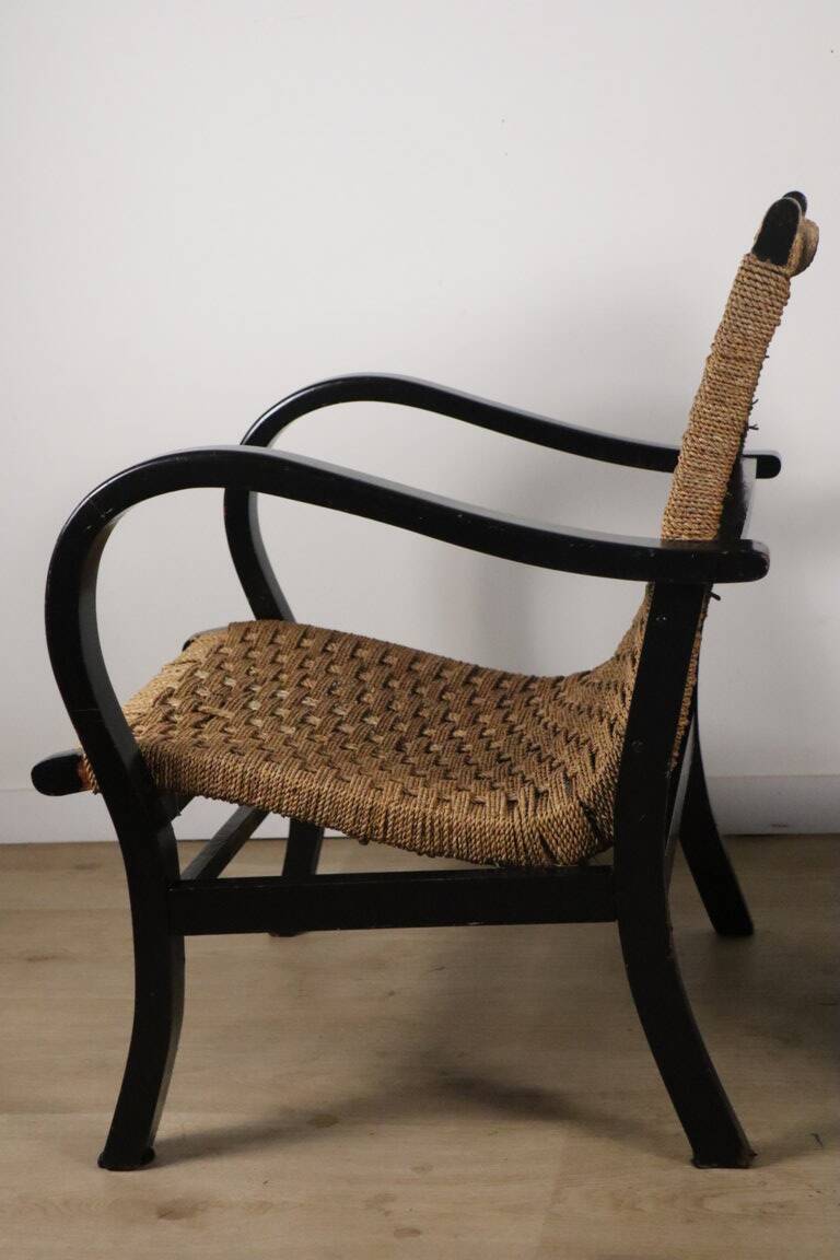 Pair of vintage armchairs by Erich Dieckmann, 1940