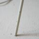 Lampadaire tripode vintage en métal blanc