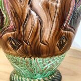 Glazed ceramic vase signed H. Bequet