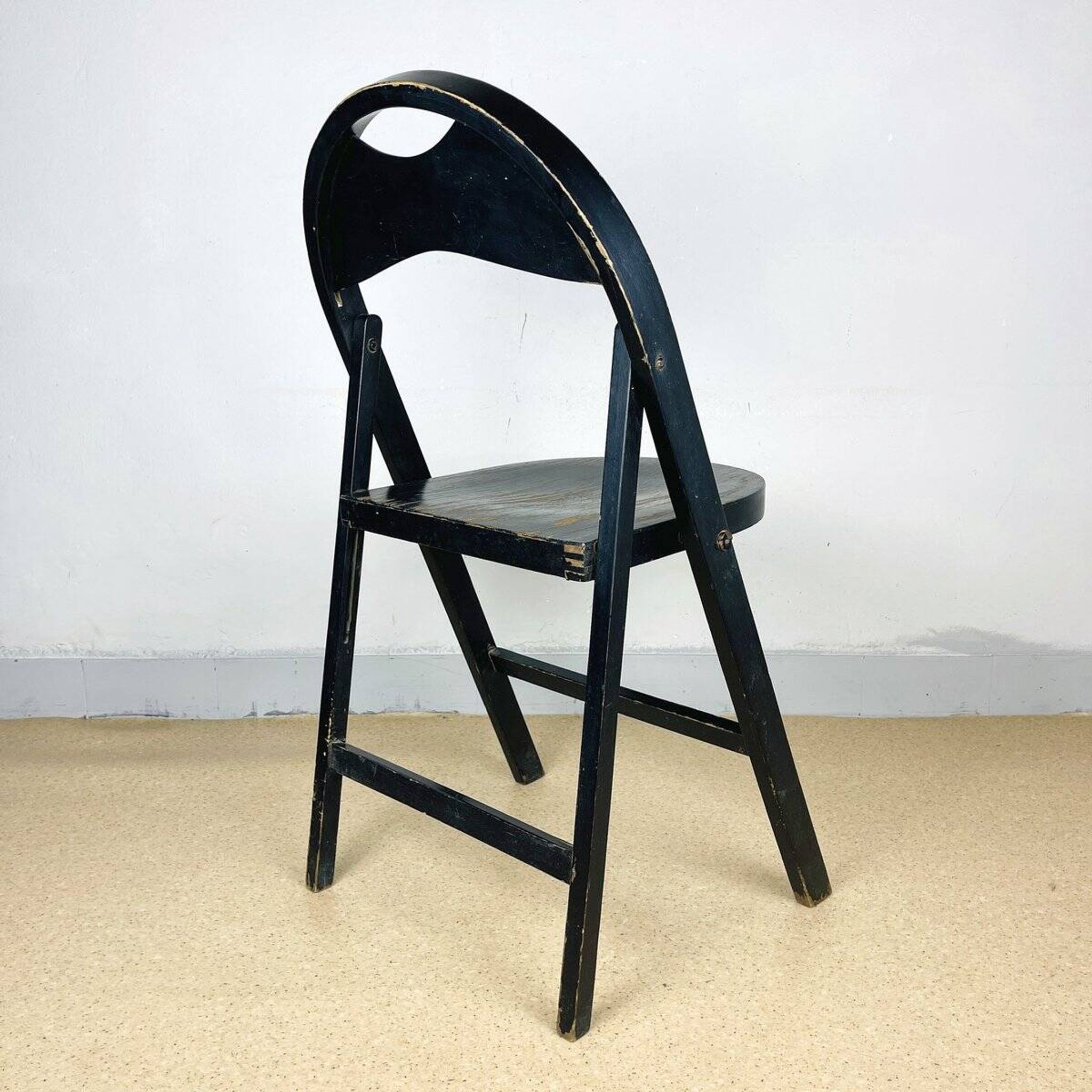 Folding chairs Tric by Achille and Pier Giacomo Castiglioni for BBB Emmebonacina, 1970s.