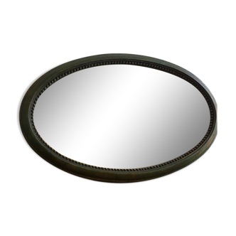 Old oval-shaped mirror