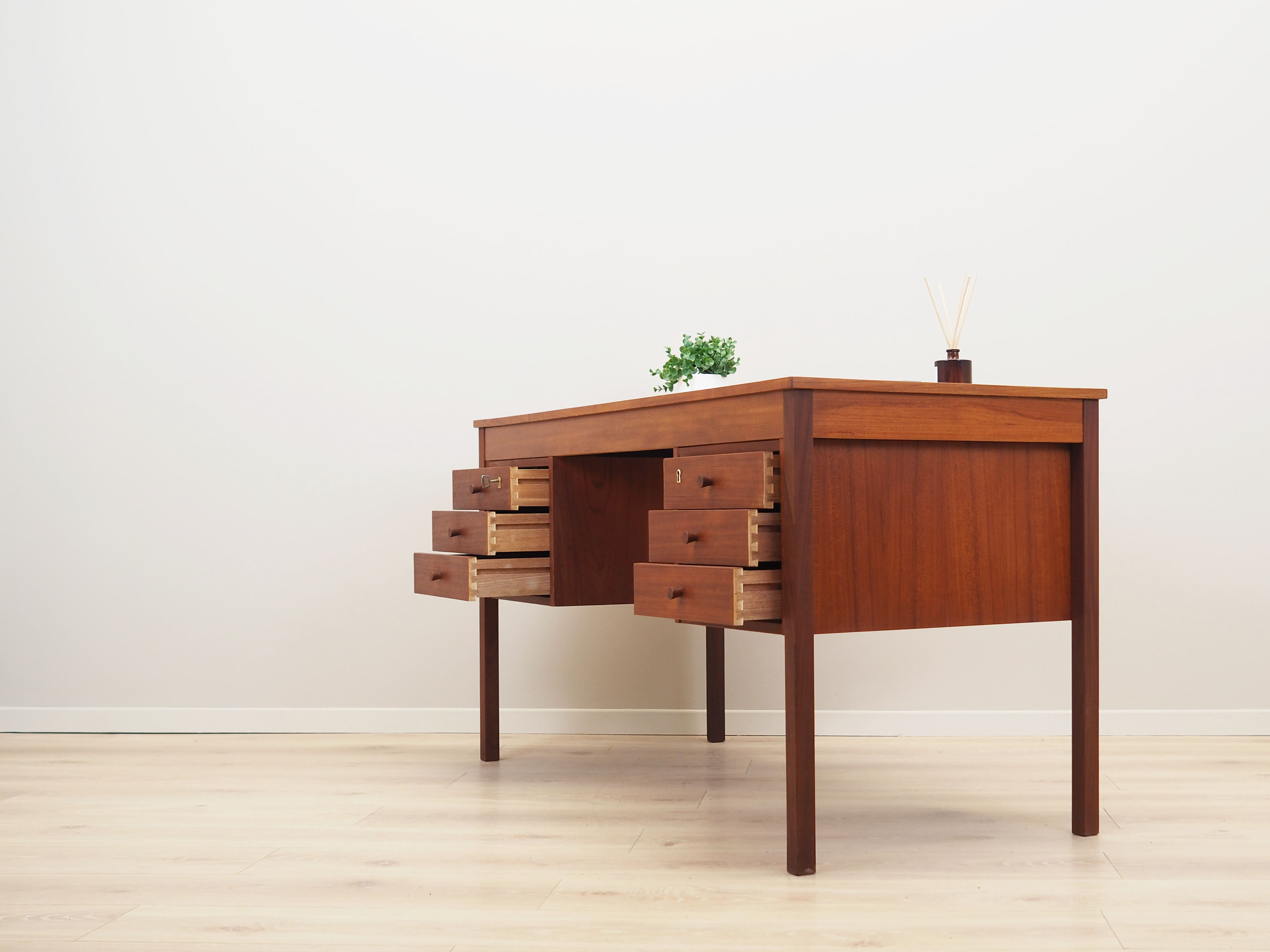 Teak desk, Danish design, 1970s, made in Denmark