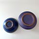 Ceramic bowl and vase Kupfermühle Germany KMK Viola 80s