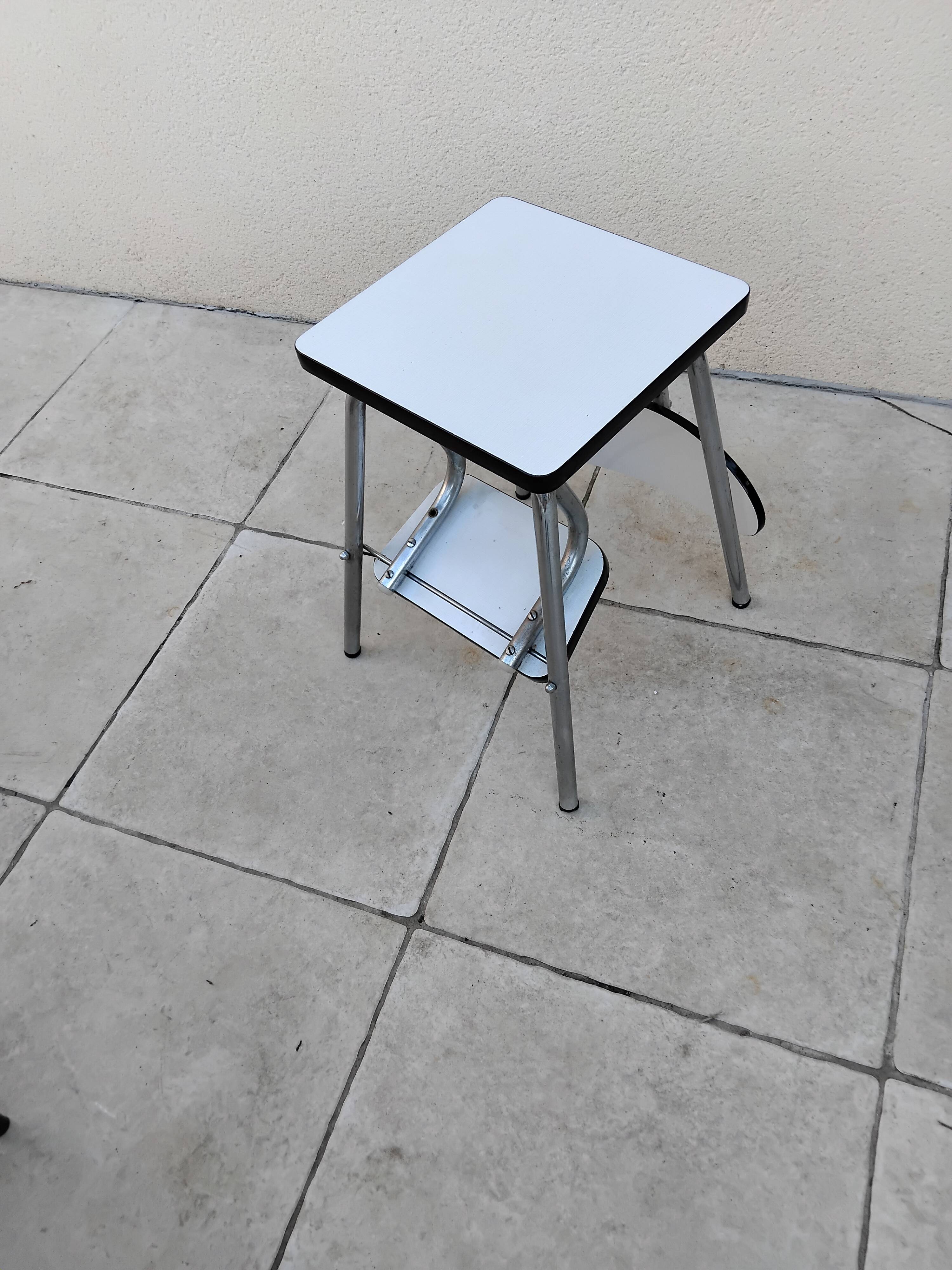 Rare VOLO Formica Folding Chair Vintage Stepladder