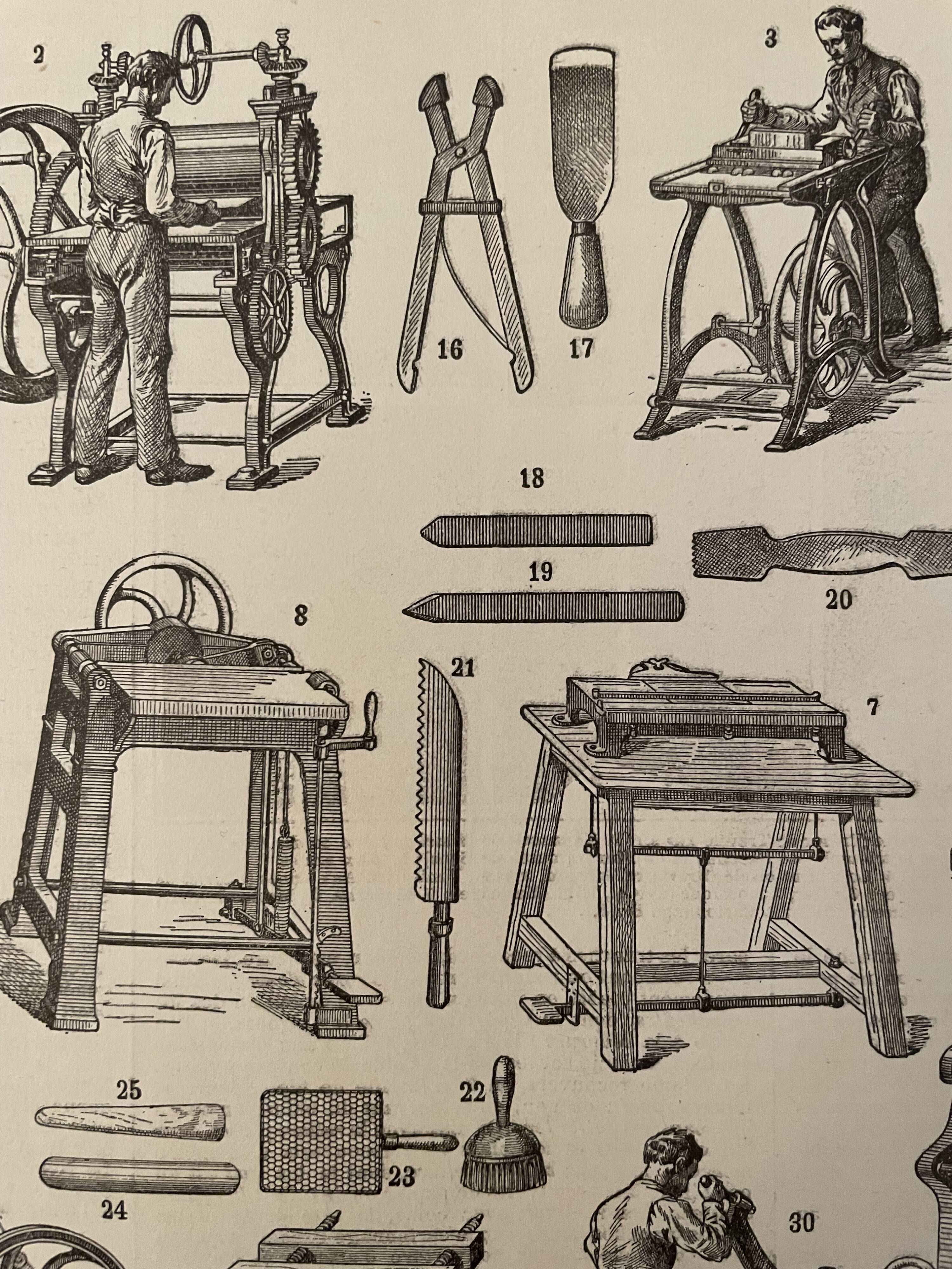 Lithograph engraving on the binding of 1897