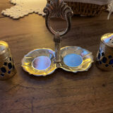 Vintage pepper shaker duo