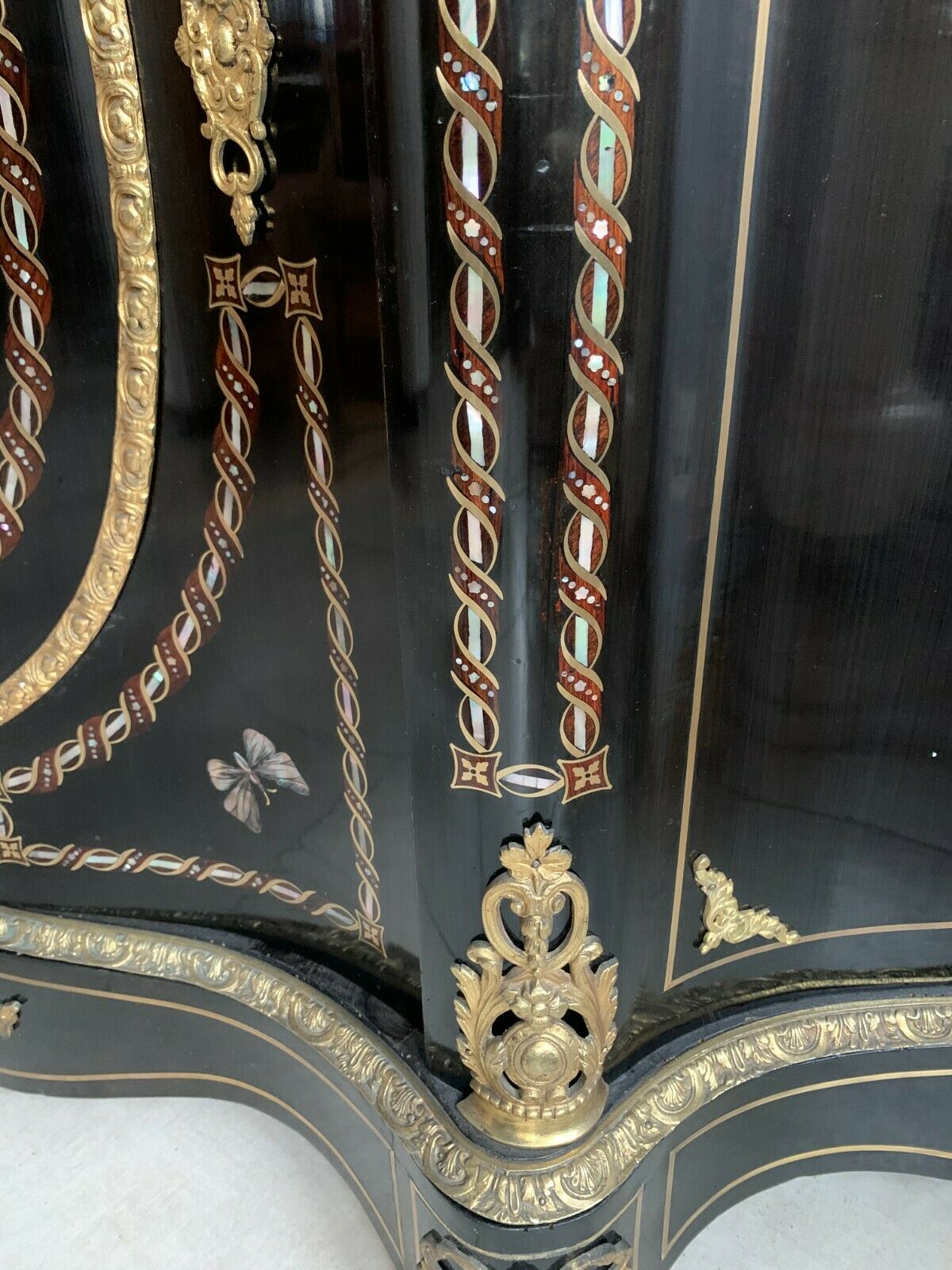 Curved furniture with support height Napoleon III Buffet Napoleon III 19th century