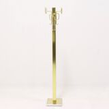 Mid century Belgo Chrom brass & chrome coat rack 1970s