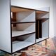 Meuble vintage hifi platine vinyle / buffet rangement bois