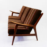 Teak 3-seater sofa, 1960s