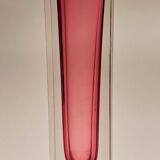 70s cubic sommerso vase