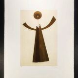 1970s Man Ray Limited Edition Lithograph. Author's signature and Numbered i