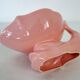 Vintage earthenware fish pocket from Salins
