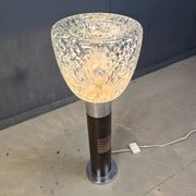 Vintage italian murano glass space age floor lamp, 1970s