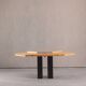 Postmodern Cirkante dining table by Bob Van Den Berghe for Tranekaer, Denmark, 1990s