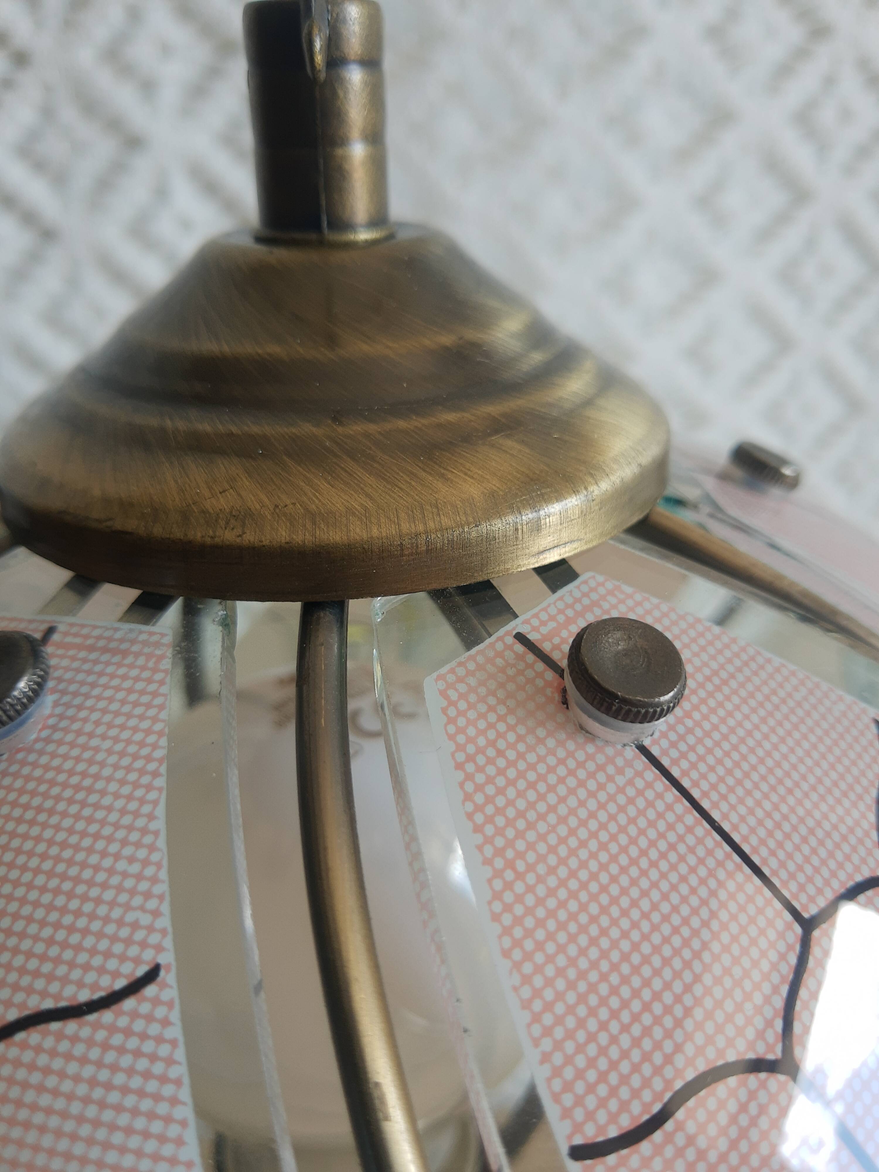 Lamp style tiffany vintage floral pattern