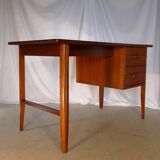 Vintage Scandinavian teak desk