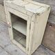 Antique Art Deco wall display cabinet in Burmese teak.