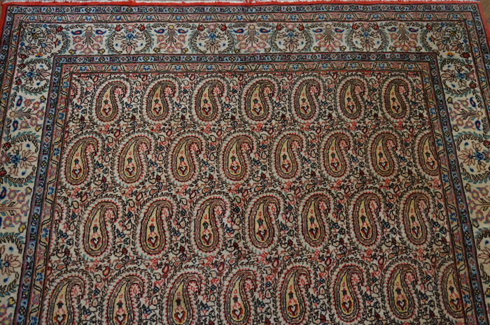 Ghoum carpet from Iran (boteh design) mid-20th century 135x215cm
