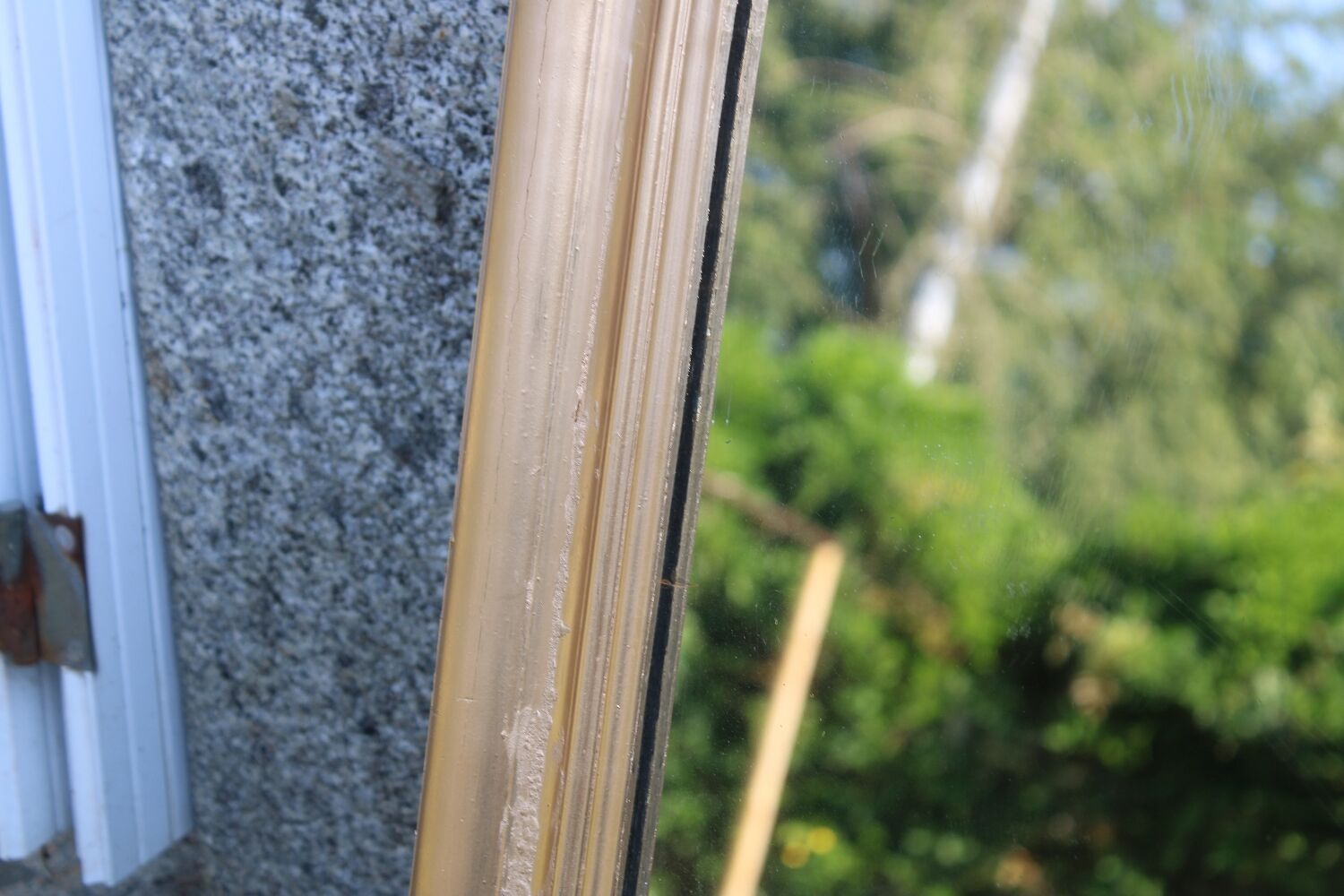 Louis Philippe gilded antique mirror