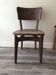 Bistro chair in wood, Baumann style.