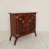 Art Nouveau Vertico Dresser with Flower Marquetry, France, 1905