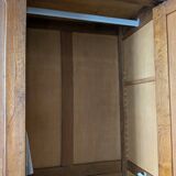 Vintage Parisian wardrobe with graphic effect paint.